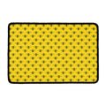 Yellow Bee Pattern Print Kitchen Mat