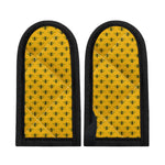 Yellow Bee Pattern Print Skillet Handle Cover