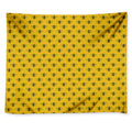 Yellow Bee Pattern Print Tapestry
