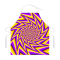 Yellow Big Bang Moving Optical Illusion Adjustable Apron