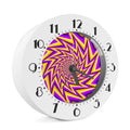 Yellow Big Bang Moving Optical Illusion Alarm Clock