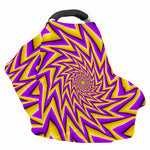 Yellow Big Bang Moving Optical Illusion Baby Seat Cover