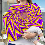 Yellow Big Bang Moving Optical Illusion Baby Seat Cover