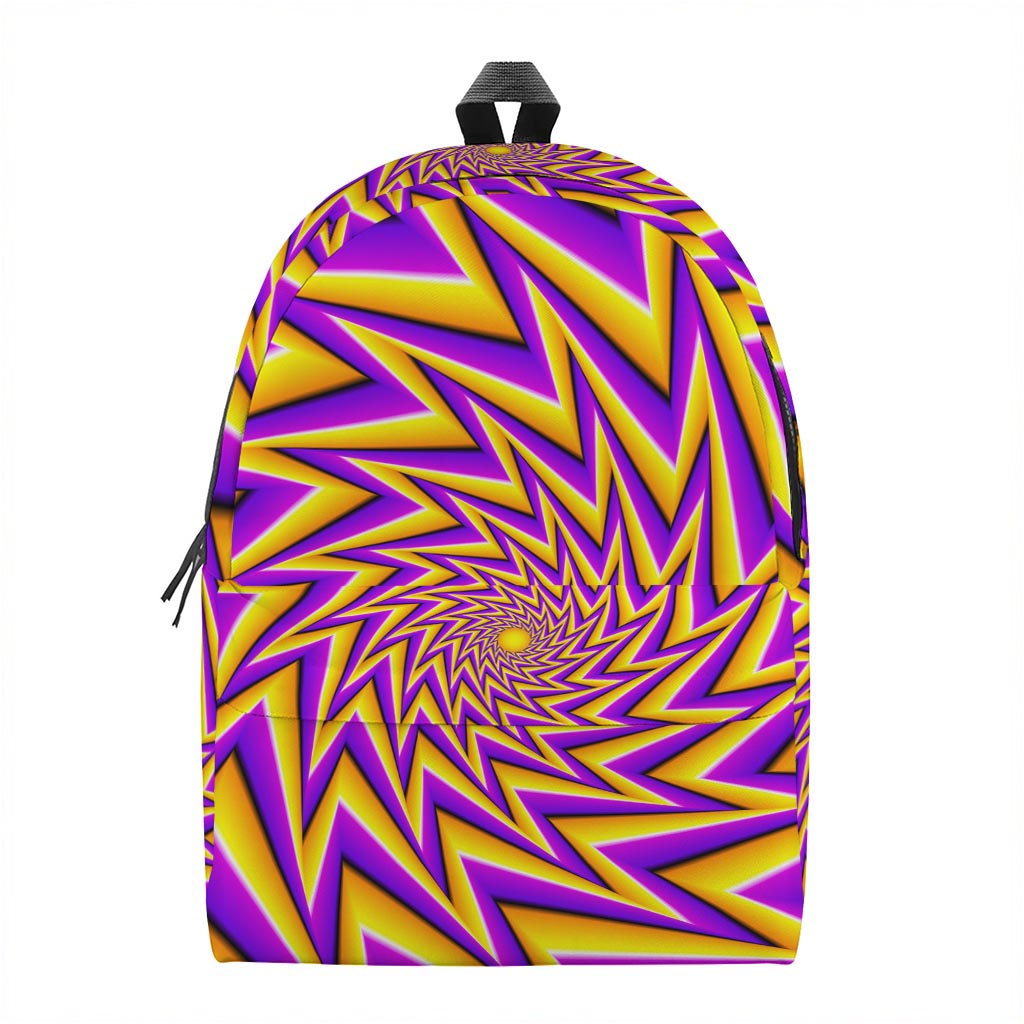 Yellow Big Bang Moving Optical Illusion Backpack