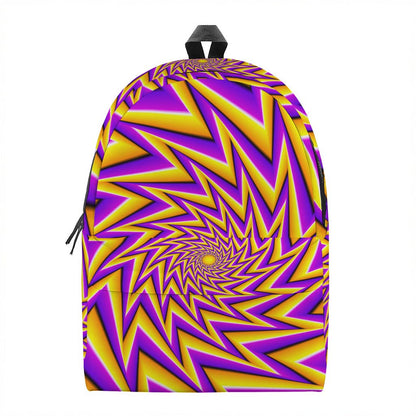 Yellow Big Bang Moving Optical Illusion Backpack