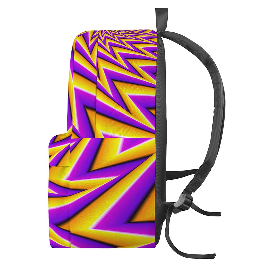 Yellow Big Bang Moving Optical Illusion Backpack