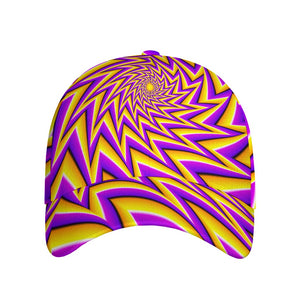 Yellow Big Bang Moving Optical Illusion Baseball Cap