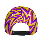 Yellow Big Bang Moving Optical Illusion Baseball Cap