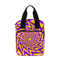 Yellow Big Bang Moving Optical Illusion Bible Tote Bag