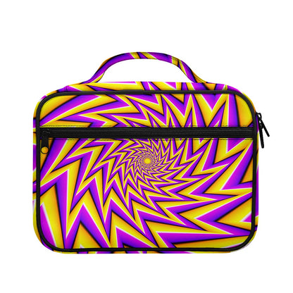 Yellow Big Bang Moving Optical Illusion Briefcase Bible Bag