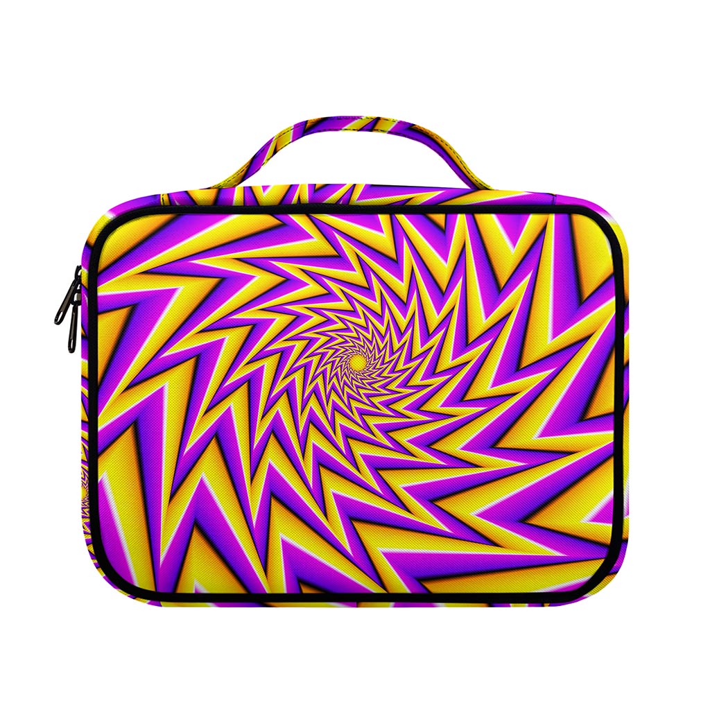 Yellow Big Bang Moving Optical Illusion Briefcase Bible Bag