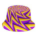 Yellow Big Bang Moving Optical Illusion Bucket Hat