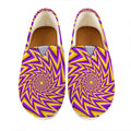 Yellow Big Bang Moving Optical Illusion Casual Shoes