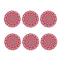 Yellow Big Bang Moving Optical Illusion Coaster Set