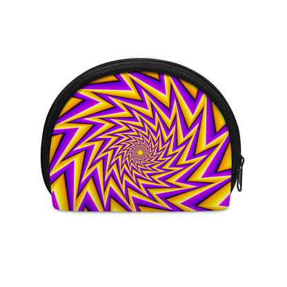 Yellow Big Bang Moving Optical Illusion Coin Purse