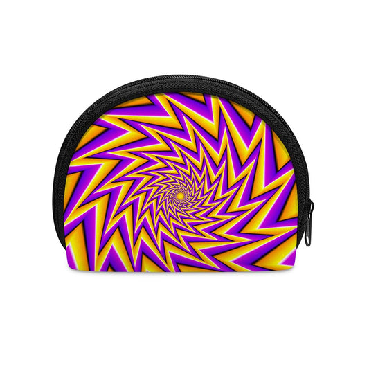 Yellow Big Bang Moving Optical Illusion Coin Purse