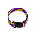 Yellow Big Bang Moving Optical Illusion Dog Collar