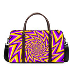 Yellow Big Bang Moving Optical Illusion Duffle Bag