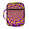 Yellow Big Bang Moving Optical Illusion Front Pocket Bible Bag