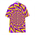 Yellow Big Bang Moving Optical Illusion Hawaiian Shirt