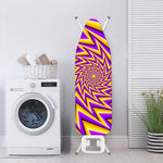 Yellow Big Bang Moving Optical Illusion Ironing Board Cover