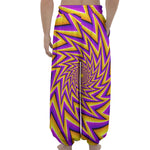 Yellow Big Bang Moving Optical Illusion Lantern Pants