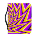 Yellow Big Bang Moving Optical Illusion Leather Bible Cover