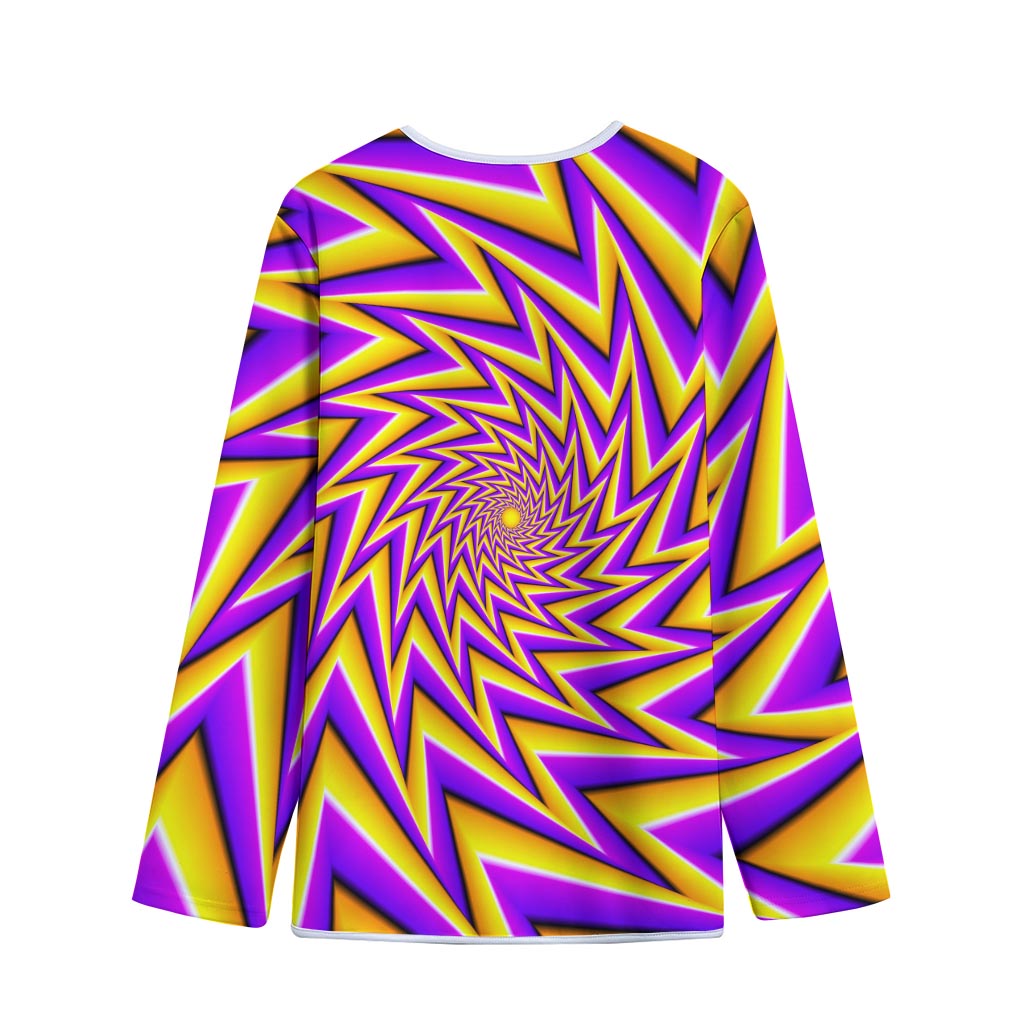 Yellow Big Bang Moving Optical Illusion Long Sleeve Short Coat