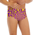 Yellow Big Bang Moving Optical Illusion Men's Briefs