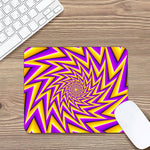 Yellow Big Bang Moving Optical Illusion Mouse Pad