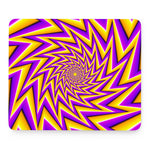 Yellow Big Bang Moving Optical Illusion Mouse Pad