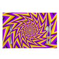 Yellow Big Bang Moving Optical Illusion Placemat