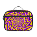 Yellow Big Bang Moving Optical Illusion Portable Lunch Bag