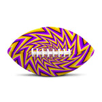 Yellow Big Bang Moving Optical Illusion Rugby Ball