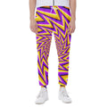Yellow Big Bang Moving Optical Illusion Joggers