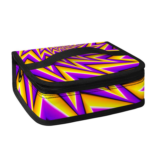 Yellow Big Bang Moving Optical Illusion Small Lunch Bag