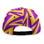 Yellow Big Bang Moving Optical Illusion Snapback Cap