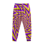 Yellow Big Bang Moving Optical Illusion Sweatpants