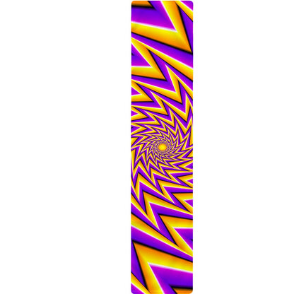 Yellow Big Bang Moving Optical Illusion Table Runner