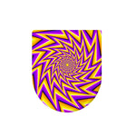 Yellow Big Bang Moving Optical Illusion Toilet Lid Cover