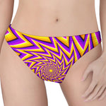 Yellow Big Bang Moving Optical Illusion Women's Thong