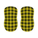 Yellow Black And Blue Tartan Print Bar Stool Covers