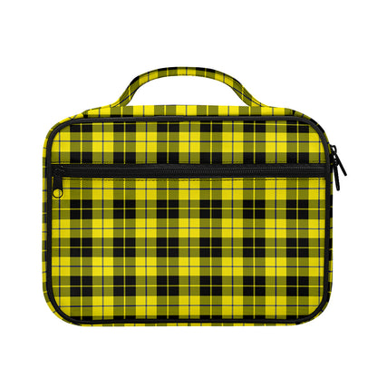 Yellow Black And Blue Tartan Print Briefcase Bible Bag