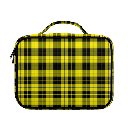 Yellow Black And Blue Tartan Print Briefcase Bible Bag