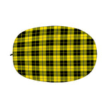 Yellow Black And Blue Tartan Print Car Side Mirror Covers