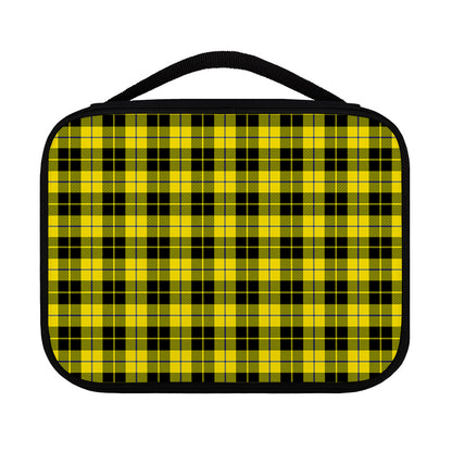 Yellow Black And Blue Tartan Print Classic Bible Case
