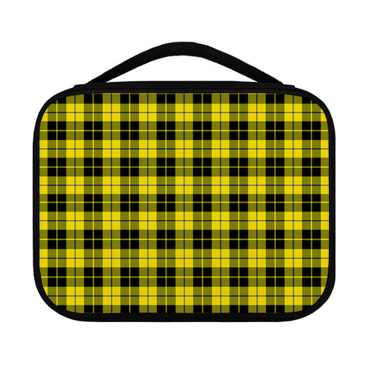 Yellow Black And Blue Tartan Print Classic Bible Case