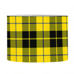 Yellow Black And Blue Tartan Print Drum Lamp Shade