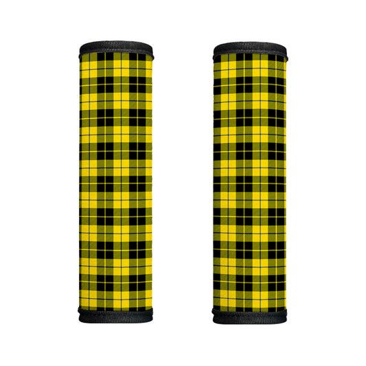 Yellow Black And Blue Tartan Print Handle Covers