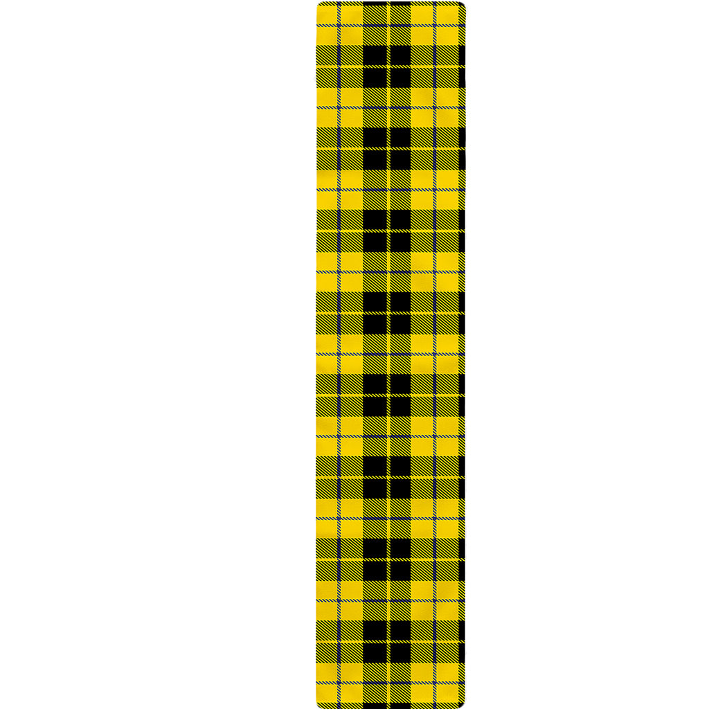 Yellow Black And Blue Tartan Print Table Runner